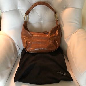 Kenneth Cole Hudson Rivet leather Hobo.